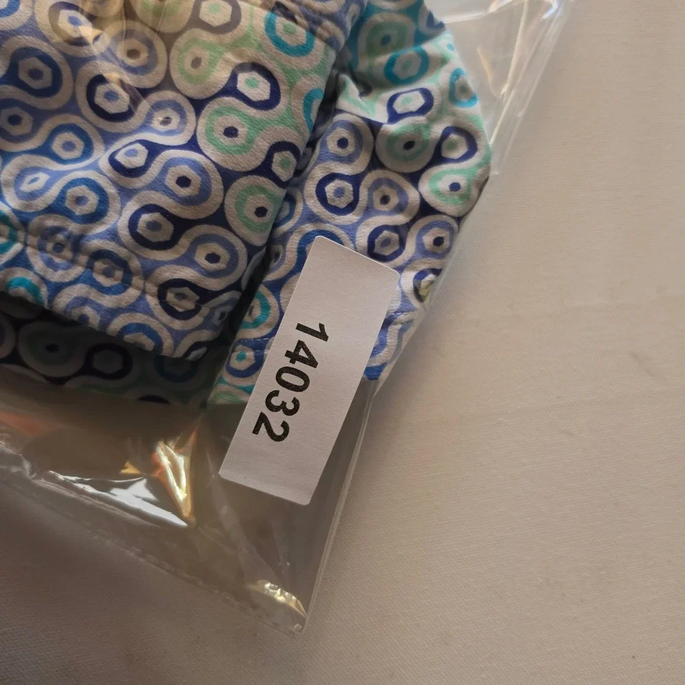 IBKUL Womens Blue Teal Geometric Circle Print Sun Protective Skort Size S